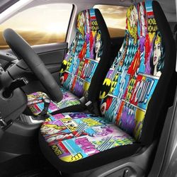 wonder woman cartoon art cut sences car seat covers
