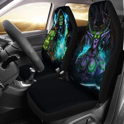 Warcraft Illidan Stormrage X Thrall Car Seat Covers