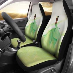 tiana disney princess car seat covers cartoon fan gift