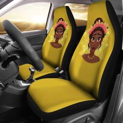 tiana car seat covers disney princess cartoon fan gift
