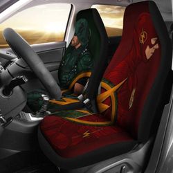 the flash arrow car seat covers