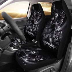 terminator dark fate art car seat covers movie fan gift