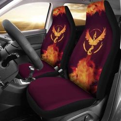 team valor moltres pokemon car seat covers