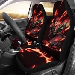 tanjiro kamado kimetsu no yaiba anime car seat covers