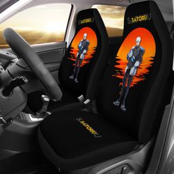 satoru gojo sunset jujutsu kaisen car seat covers anime seat covers fan gift