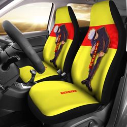 satoru gojo jujutsu kaisen car seat covers anime seat covers yellow color