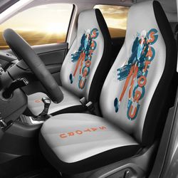 satoru gojo jujutsu kaisen car seat covers anime seat covers gray color