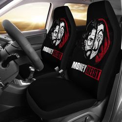 professor art car seat covers money heist movie fan gift