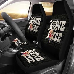 one piece logo typo seat covers amazing gift ideas 2024