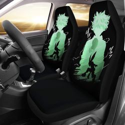 my hero academia boku art car seat covers anime fan gift