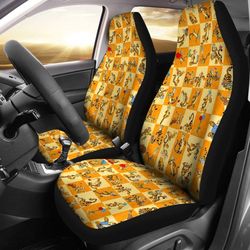 minnie pattern car seat covers