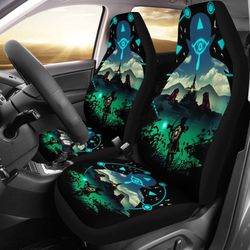 legend of zelda art car seat covers games fan gift