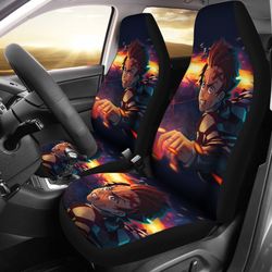 kamado tanjiro car seat covers anime demon slayer seat covers