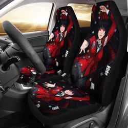 kakegurui pretty art car seat covers anime fan gift