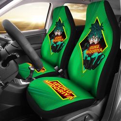 izuku midoriya my hero academia car seat covers anime accessories