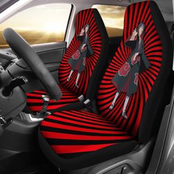 itachi uchiha red seat covers naruto anime car seat covers