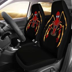 iron suit spiderman car seat covers