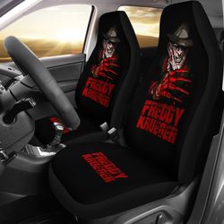 horror movie car seat covers | freddy krueger bloody glove claw seat covers