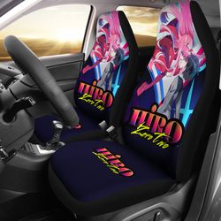 hiro zero two seat covers anime girl seat covers