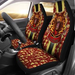 gryffindor art car seat covers harry potter movie fan gift