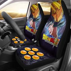 goku vegeta super saiyan dragon ball anime car seat covers