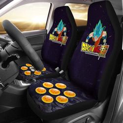 goku super saiyan blue dragon ball anime car seat covers