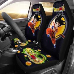 goku kick shenron dragon ball anime car seat covers