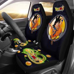 goku jumping shenron dragon ball anime car seat covers