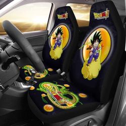 goku flying shenron dragon ball anime car seat covers