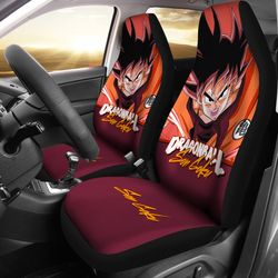 goku fly dragon ball anime car seat covers