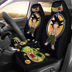 goku fighting shenron dragon ball anime car seat covers
