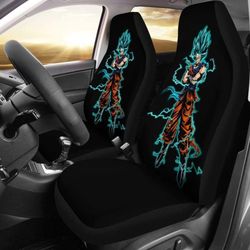 goku blue car seat covers