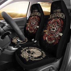 five finger death punch rock band car seat cover five finger death punch car accessories fan gift