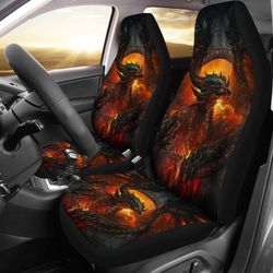 dragon art game of thrones car seat covers movie