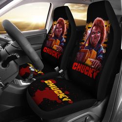 chucky blood horror movie car seat covers chucky horror film car accesories