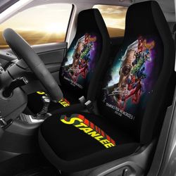 stan lee thanks for memories marvel car seat covers