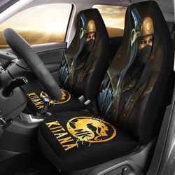 mortal kombat kitana car seat covers for gamer