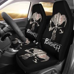 history file the punisher car seat covers