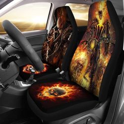 heaven's on fire robbie reyes ghost rider car seat covers