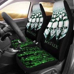funny agent smith the matrix car seat covers