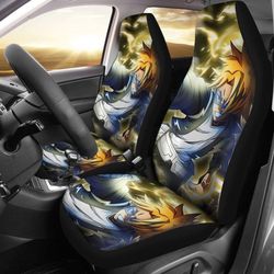 denki kaminari car seat covers my hero academia car decor