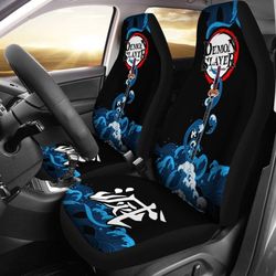 demon slayer tanjiro sword earring car seat cover manga mixed anime