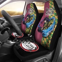 demon slayer giyuu uniform car seat covers anime