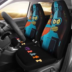bender futurama metal car seat covers