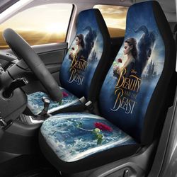 beauty and the beast car seat covers fan gift