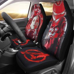 avengers endgame hulk black widow iron man captan car seat covers
