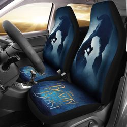 amazing art beauty and the beast car seat covers