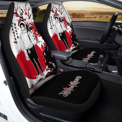 yuta okkotsu car seat covers custom japan style jujutsu kaisen anime car accessories