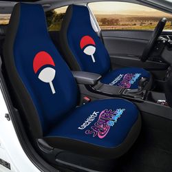 young sasuke uniform car seat covers custom naruto anime car interior accessories