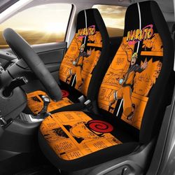 uzumaki naruto jutsu car seat covers custom anime car interior accessories